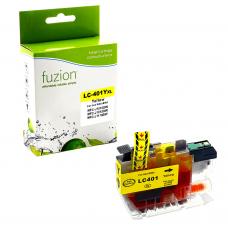 Compatible Brother LC-401XLY Yellow Fuzion